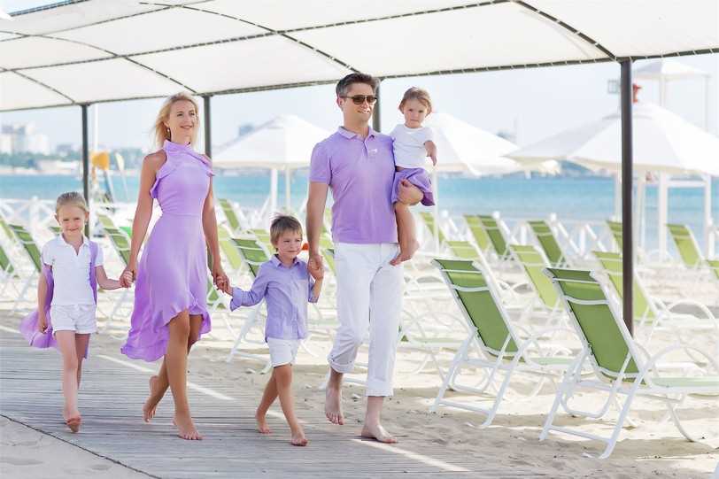Пляжный отдых с детьми в отеле Palm Beach на Черном море